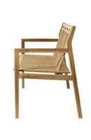 Bild von FDB Furniture M11 Sammen 3 Pers. Gartenbank mit Rückenlehne L: 162 cm – Massives Teakholz/Natur