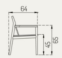 Bild von FDB Furniture M11 Sammen 3 Pers. Gartenbank mit Rückenlehne L: 162 cm – Massives Teakholz/Natur