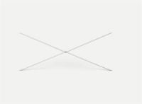 Bild von Ferm Living Punctual Cross 40x93 cm - Hellgrau