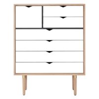 Bild von Andersen Furniture S8 Kommode 83 x 107 cm – Fronten aus Eiche/Weiß