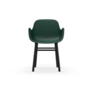 Bild von Normann Copenhagen Form Sessel SH: 44 cm – Grün/Schwarze Eiche