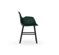 Bild von Normann Copenhagen Form Sessel SH: 44 cm – Grün/Schwarze Eiche