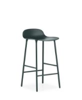 Bild von Normann Copenhagen Form Barhocker SH: 65 cm – Grün/Stahl