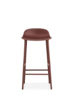 Bild von Normann Copenhagen Form Barhocker SH: 65cm - Rot/Stahl