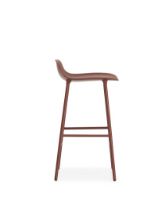 Bild von Normann Copenhagen Form Barhocker SH: 65cm - Rot/Stahl