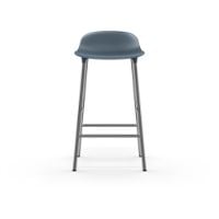 Bild von Normann Copenhagen Form Barhocker SH: 65cm - Blau/Chrom