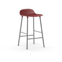 Bild von Normann Copenhagen Form Barhocker SH: 65cm - Rot/Chrom