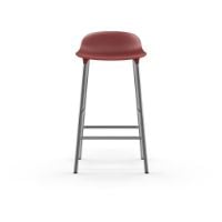 Bild von Normann Copenhagen Form Barhocker SH: 65cm - Rot/Chrom