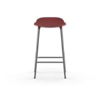 Bild von Normann Copenhagen Form Barhocker SH: 65cm - Rot/Chrom