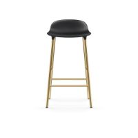 Bild von Normann Copenhagen Form Barhocker SH: 65cm - Schwarz/Messing