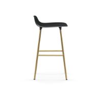 Bild von Normann Copenhagen Form Barhocker SH: 65cm - Schwarz/Messing