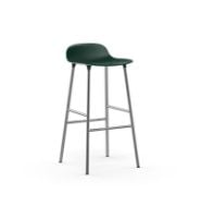 Bild von Normann Copenhagen Form Barhocker SH: 75cm - Grün/Chrom