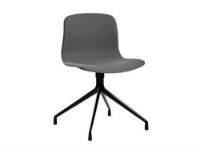 Bild von HAY AAC 11 About A Chair SH: 46 cm – Schwarz pulverbeschichtetes Aluminium – Steelcut Trio 153