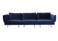 Bild von CRAFT MÖBEL Modular 3 Pers. Sofa L: 296 cm – Samt Königsblau