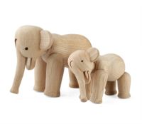 Bild von Kay Bojesen Elefant Mini H: 9,5 cm - Eichenholz