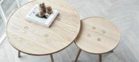 Bild von Andersen Furniture C2 Couchtisch Ø: 80 cm – Weiß lackierte Eiche