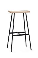 Bild von Andersen Furniture HC2 Barhocker SH: 79 cm – Natureiche/Schwarz