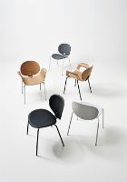 Bild von Erik Jørgensen EJ 45-S-R Taco Chair – Schwarzes Leder AUSSTELLUNGSMODELL OUTLET