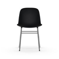 Bild von Normann Copenhagen Form Stuhl SH: 44 cm – Schwarz/Chrom