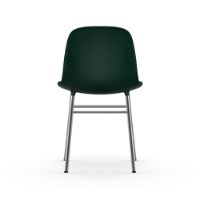 Bild von Normann Copenhagen Form Stuhl SH: 44 cm – Grün/Chrom