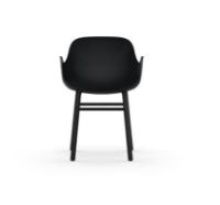 Bild von Normann Copenhagen Form Sessel SH: 44 cm – Schwarz/Schwarze Eiche