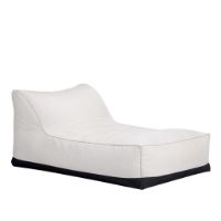 Bild von NORR11 Storm Lounge Chair, groß 150x90x60 cm - Sunbrella | Leinenkreide