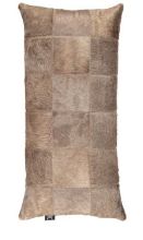 Bild von Natures Collection Kissen aus brasilianischem Kuhfell, 30 x 60 cm – Beige