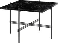 Bild von GUBI TS Couchtisch – Quadratisch – 55 x 55 cm – schwarzer Marquina-Marmor