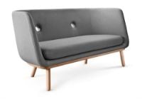 Bild von Eva Solo Phantom 2 Pers. Sofa L: 163,5 cm – Fuge 604 Grau/geölte Eiche