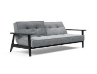 Bild von Innovation Living Splitback Frej Schlafsofa L: 232 – Schwarze Eiche/Twist Granit