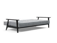 Bild von Innovation Living Splitback Frej Schlafsofa L: 232 – Schwarze Eiche/Twist Granit