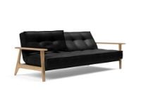 Bild von Innovation Living Splitback Frej Schlafsofa L: 232 cm – Eiche/Fanual Schwarz