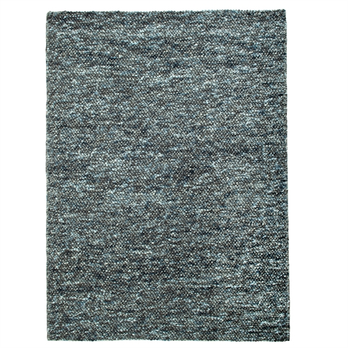 Bild von HC Carpets Oxford Handgewebter Teppich 50x80 cm - Dunkelgrau Mix