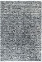 Bild von HC Carpets Dublin Handgewebter Teppich 140x200 cm - Dunkelgrau