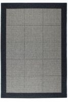 Bild von HC Carpets Casablanca Flachgewebter Teppich 200x290 cm - Dunkelgrau