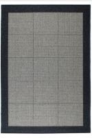 Bild von HC Carpets Casablanca Flachgewebter Teppich 240x340 cm - Dunkelgrau