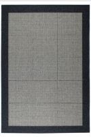 Bild von HC Carpets Casablanca Flachgewebter Teppich 160x240 cm - Dunkelgrau
