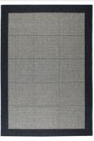Bild von HC Carpets Casablanca Flachgewebter Teppich 80x250 cm - Dunkelgrau