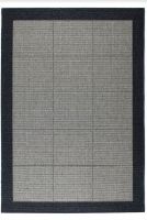 Bild von HC Carpets Casablanca Flachgewebter Teppich 80x150 cm - Dunkelgrau