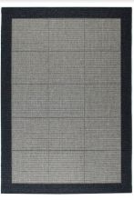 Bild von HC Carpets Casablanca Flachgewebter Teppich 80x150 cm - Dunkelgrau