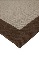 Bild von HC Carpets Casablanca Flachgewebter Teppich 80x350 cm - Braun