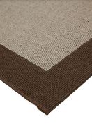 Bild von HC Carpets Casablanca Flachgewebter Teppich 80x250 cm - Braun