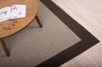 Bild von HC Carpets Casablanca Flachgewebter Teppich 80x250 cm - Braun