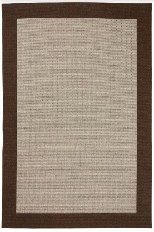 Bild von HC Carpets Casablanca Flachgewebter Teppich 50x80 cm - Braun