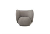 Bild von Ferm Living Rico Lounge Chair gebürstet SH: 41 cm – Wam Grey