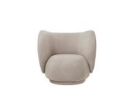 Bild von Ferm Living Rico Lounge Chair gebürstet SH: 41 cm – Sand