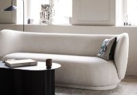 Bild von Ferm Living Rico 3-Personen-Sofa Boucle L:210 cm – gebrochenes Weiß