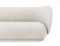 Bild von Ferm Living Rico 4-Personen-Sofa, gebürstet, L: 260 cm – gebrochenes Weiß