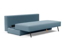 Bild von Innovation Living Osvald Schlafsofa L: 200 cm – Mat Sort/Mixed Dance Hellblau