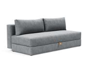 Bild von Innovation Living Osvald Schlafsofa L: 200 cm – Mat Sort/Twist Granite